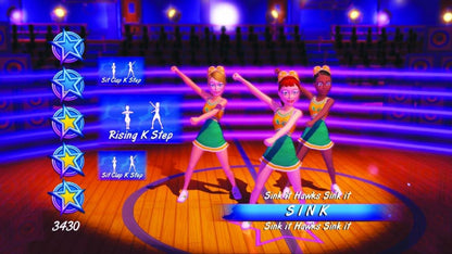 Let's Cheer Xbox 360 Kinect gameplay for  dance and cheerleading video game.