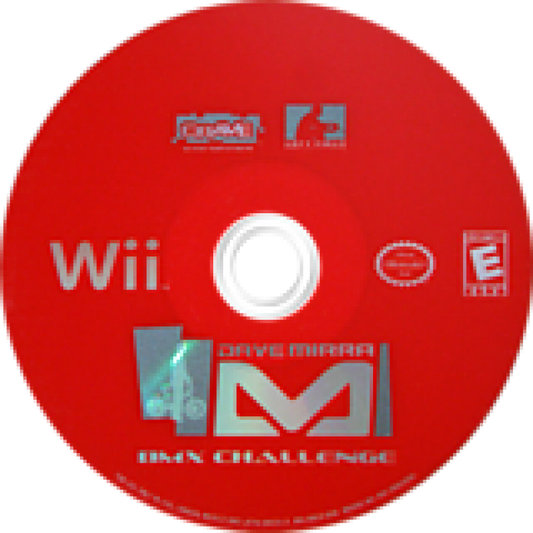 Dave Mirra BMX Challenge dics cover art for Nintendo Wii (Wii) video game
