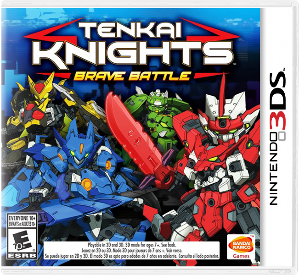 Tenkai Knights: Brave Battle cover art for Nintendo 3DS (3DS) video game