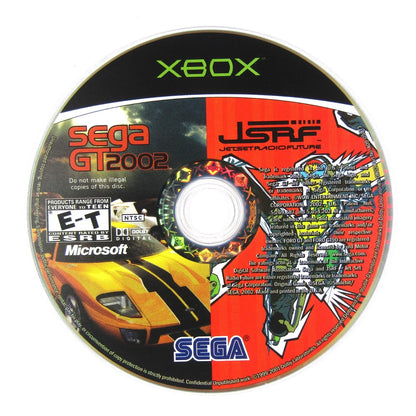 Sega GT 2002 / Jet Set Radio Future [Dual Pack] disc cover art for Xbox (XBOX) video game