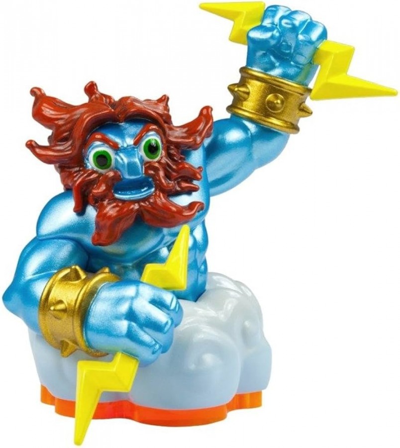 Lightning Rod Skylanders Giants figure inspired design featuring collectible storm warrior character aesthetic air elemental hero lightning powers winged fantasy champion design thunderous attacks colorful action adventure gaming collectible presentation