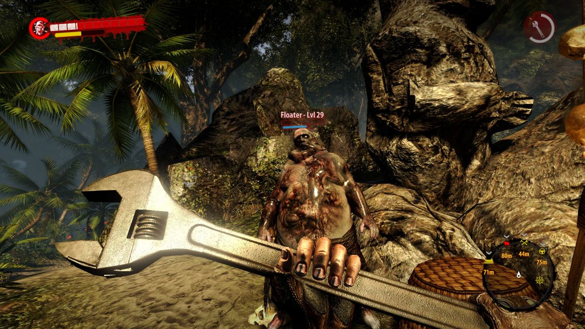 Dead Island Riptide Special Edition for PlayStation 3 (PS3) at Gamers INC, featuring an intense open-world survival horror experience with visceral melee combat, new playable characters, and defensive base-building as you fight to escape the zombie-infested islands of Palanai gameplay screenshot