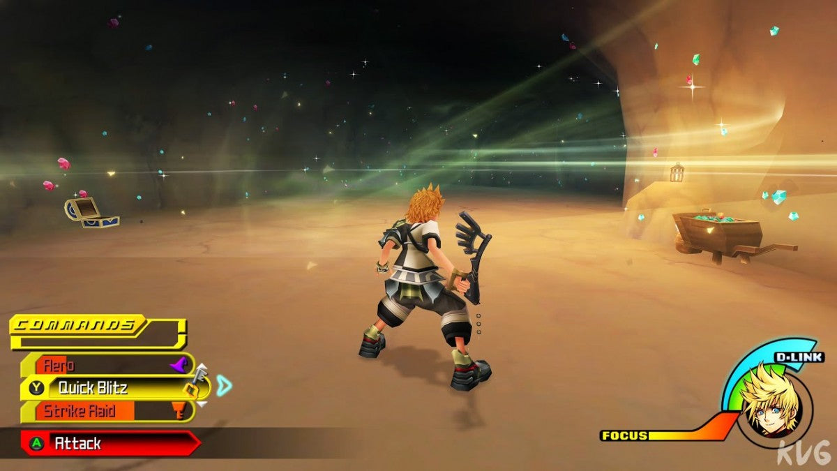 Kingdom Hearts: Birth by Sleep PSP action role-playing video game gameplay