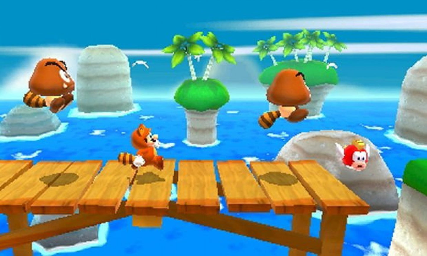 Super Mario 3D Land Nintendo Selects Nintendo 3DS 3DS for retro video game enthusiasts featuring 3D platforming gameplay classic Mario characters colorful worlds power ups challenging levels coin collecting creative obstacles gameplay