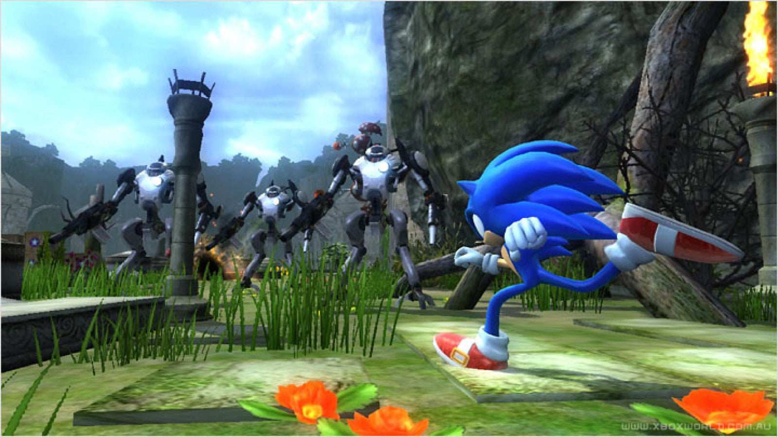 Sonic the Hedgehog Platinum Family Hits Xbox 360 game featuring fast-paced 3D platforming action, high-speed Sonic gameplay, and classic franchise adventure gameplay