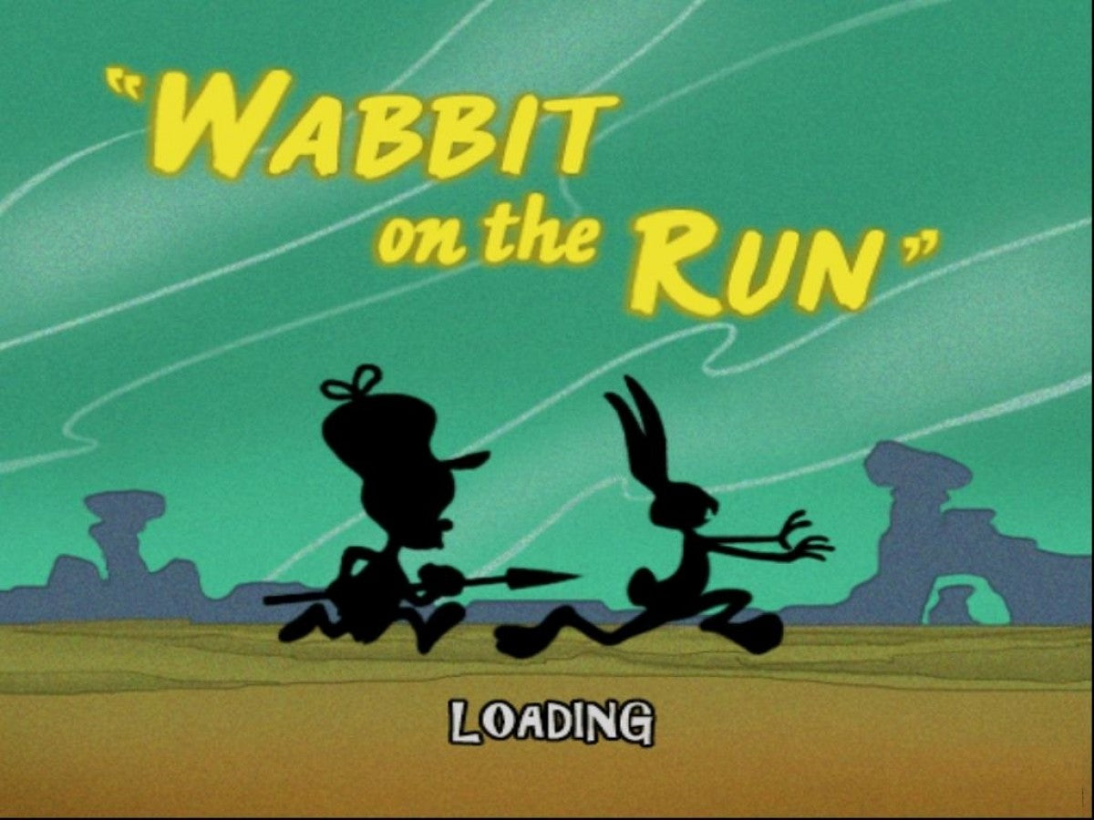 Bugs Bunny: Lost in Time game for the PlayStation featuring 3D platforming gameplay with time travel mechanics puzzle solving collectible items and cartoon themed levels as Bugs Bunny travels through different historical eras to return home gameplay 