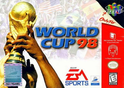 World Cup 98 cover art for Nintendo 64 (N64) video game