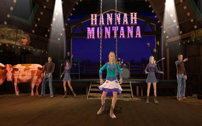 Hannah Montana: The Movie gameplay for Nintendo DS (DS) music rhythm adventure video game 