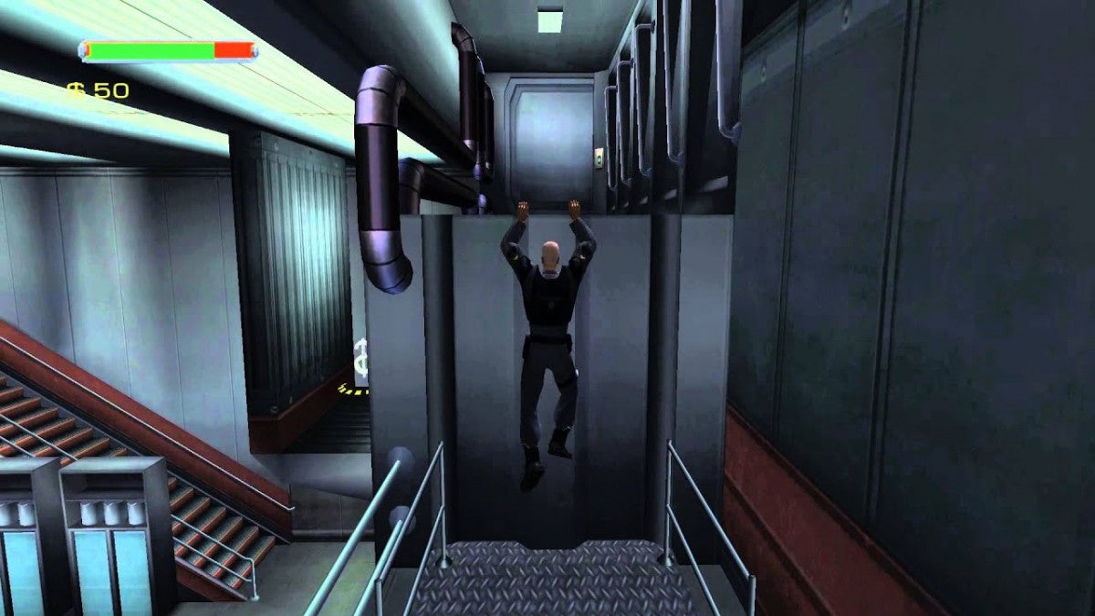Minority Report Everybody Runs for GameCube featuring action adventure gameplay based on the sci fi film gameplay screenshot