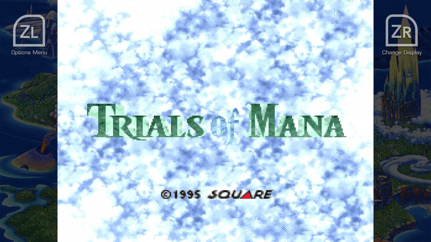 Collection of Mana Nintendo Switch game featuring classic action RPG adventures, real-time combat, and beloved remastered Mana series titles gameplay