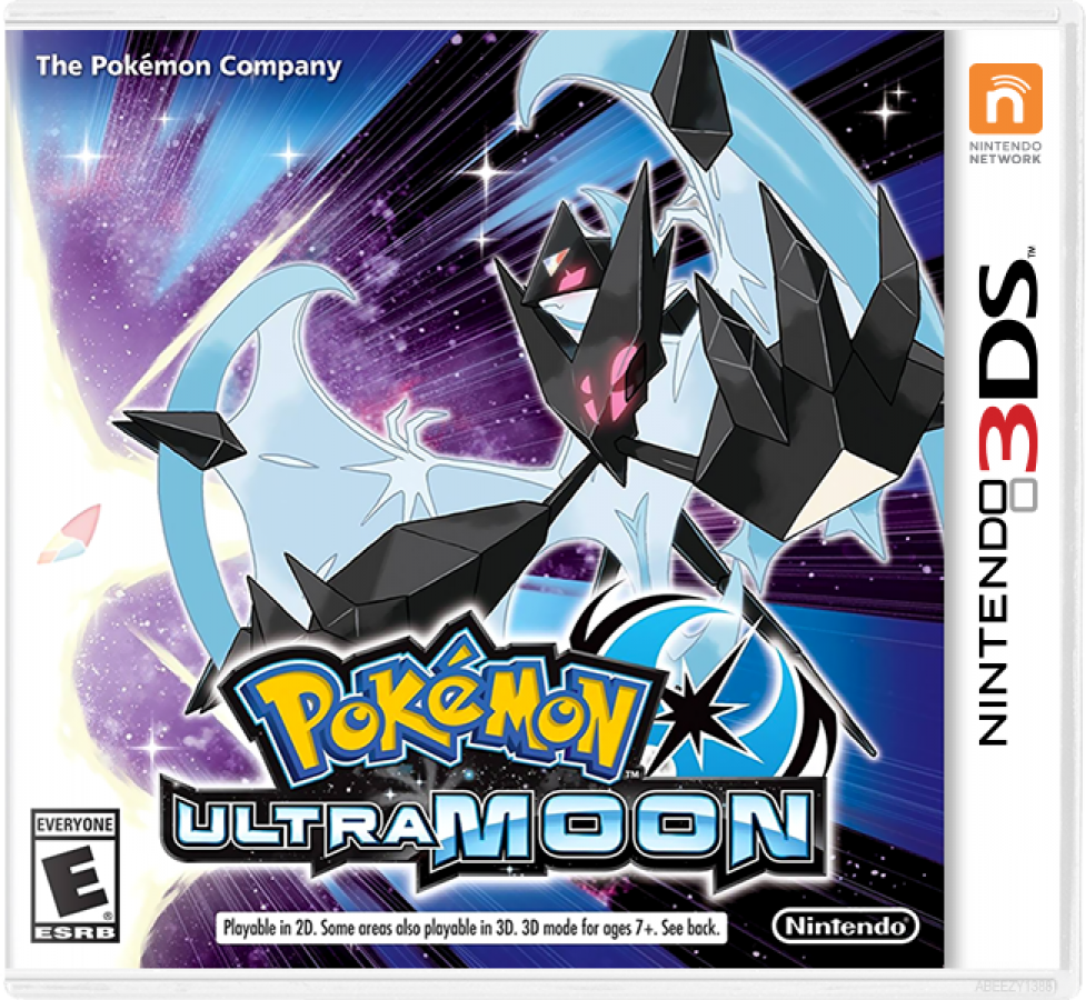 Pokemon: Ultra Moon cover art for Nintendo 3DS (3DS) video game