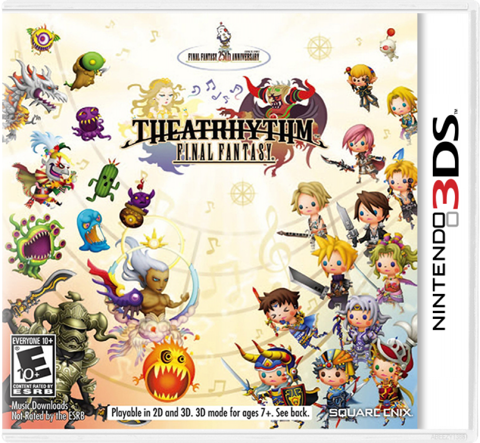 Theatrhythm Final Fantasy cover art for Nintendo 3DS video game