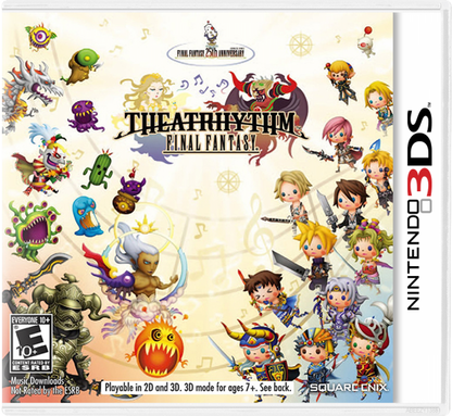 Theatrhythm Final Fantasy cover art for Nintendo 3DS (3DS) rhythm music video game