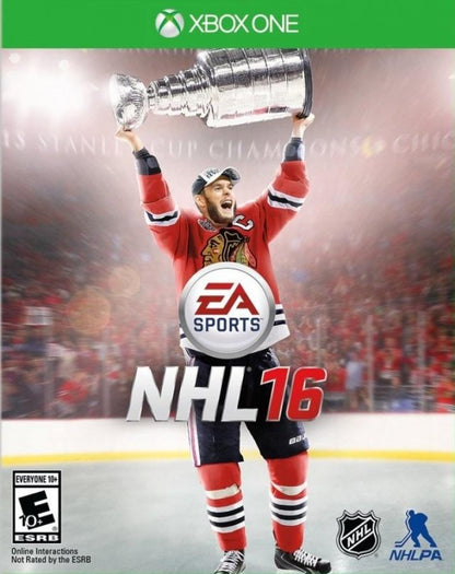 NHL 16 cover art for Xbox One (XONE) sports hockey video game