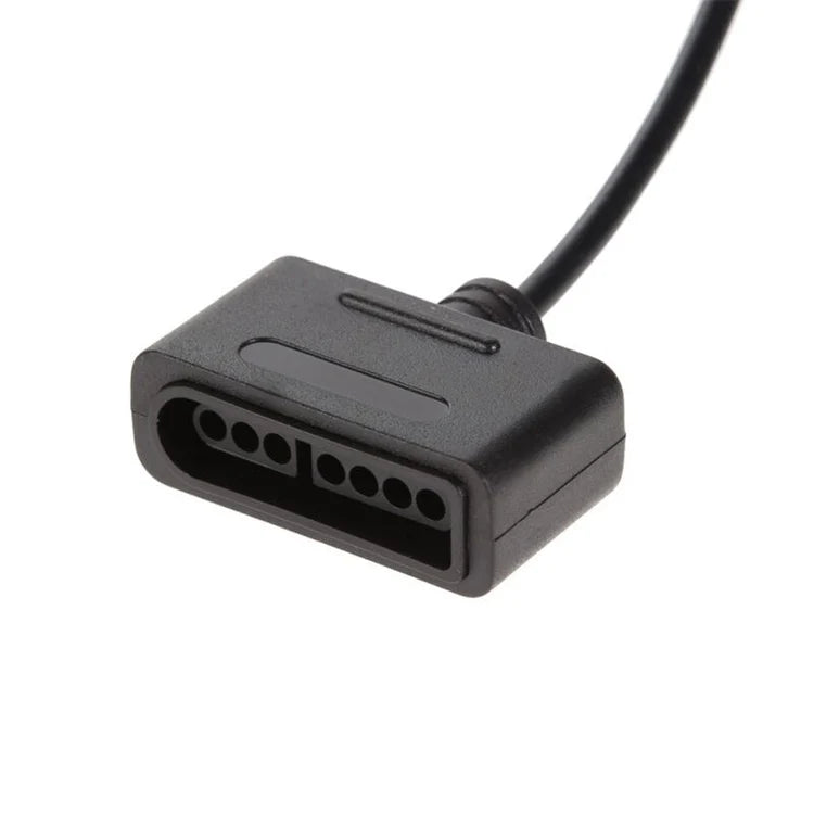 SNES Controller Extension Cable for Super Nintendo Entertainment System wired accessory extended reach longer distance gaming comfortable couch play input end