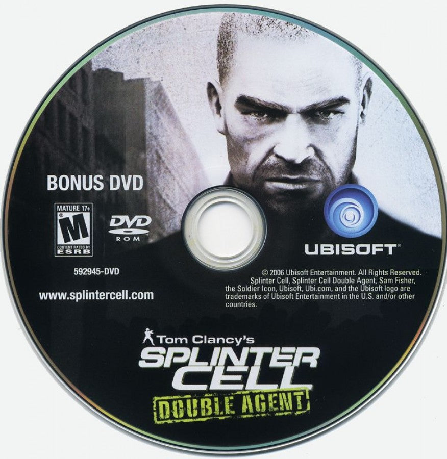 Tom Clancy's Splinter Cell: Double Agent [Limited Edition] disc for Xbox 360 (X360) stealth action-adventure video game
