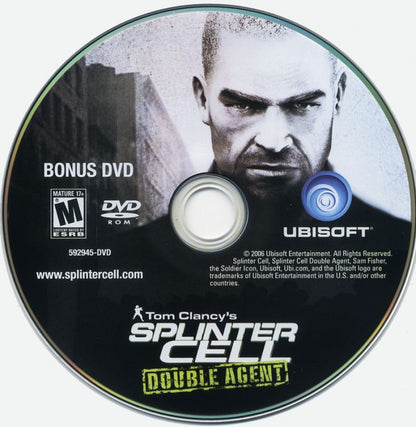 Tom Clancy's Splinter Cell: Double Agent [Limited Edition] disc for Xbox 360 (X360) stealth action-adventure video game