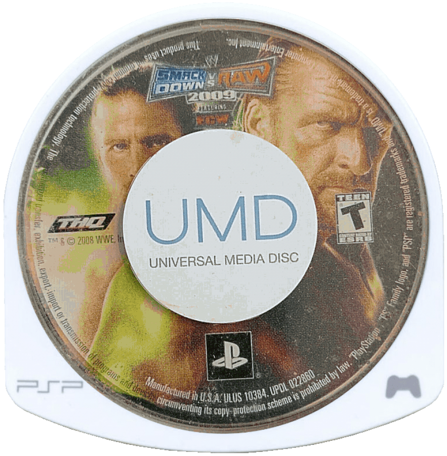 WWE SmackDown vs. Raw 2009 – UMD for PlayStation Portable (PSP) professional wrestling fighting game