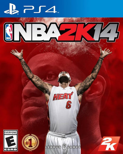 NBA 2K14 – PlayStation 4 (PS4) video game cover art, basketball sports simulation game