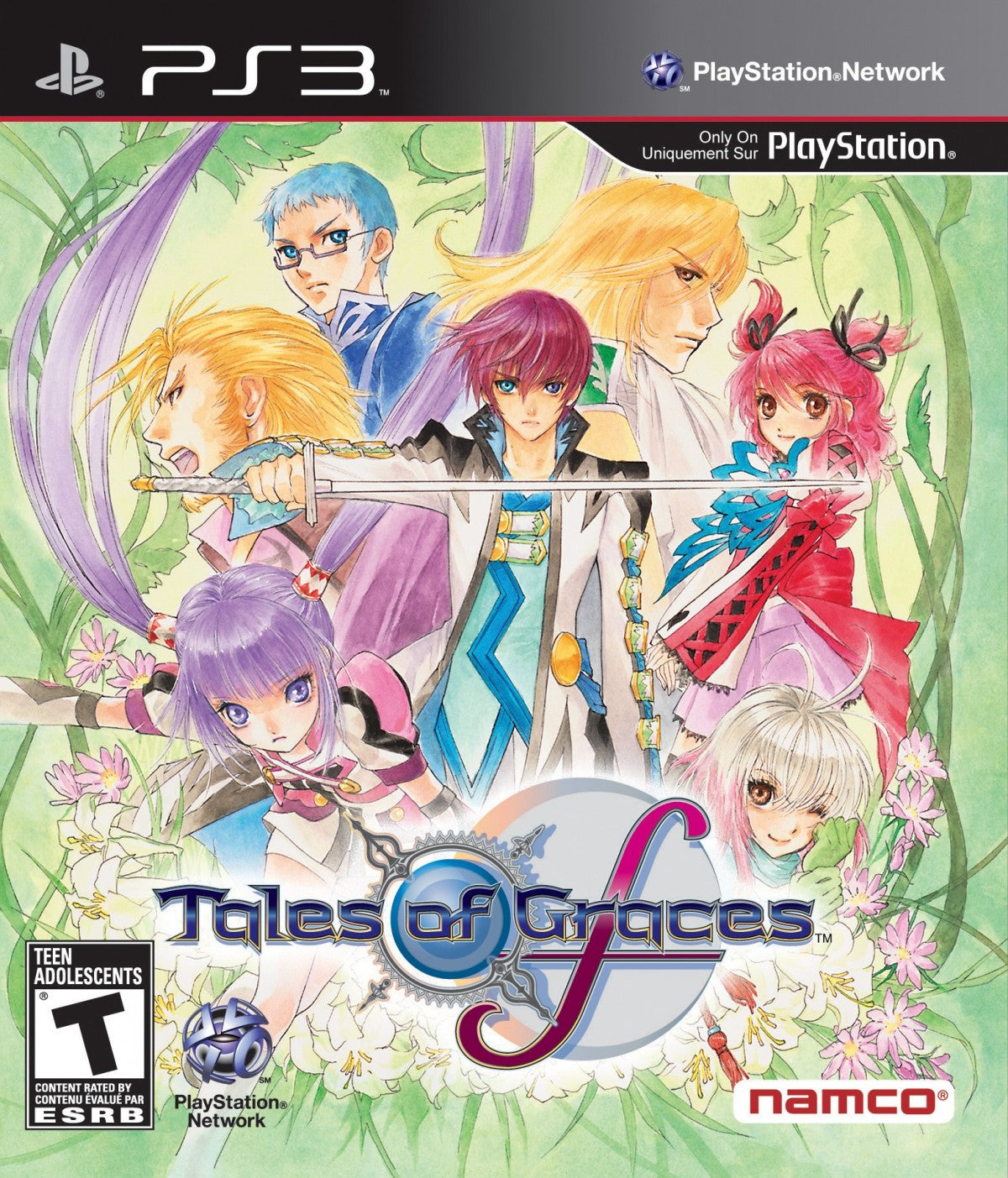 Tales of Graces F for PlayStation 3 (PS3) at Gamers INC, featuring a fast-paced "Style Shift" linear motion battle system and an emotional journey of friendship across the world of Ephinea in this definitive enhanced version of the beloved JRPG classic front cover