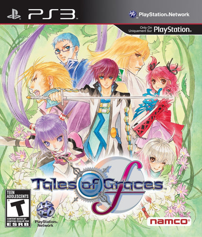 Tales of Graces F for PlayStation 3 (PS3) at Gamers INC, featuring a fast-paced "Style Shift" linear motion battle system and an emotional journey of friendship across the world of Ephinea in this definitive enhanced version of the beloved JRPG classic front cover