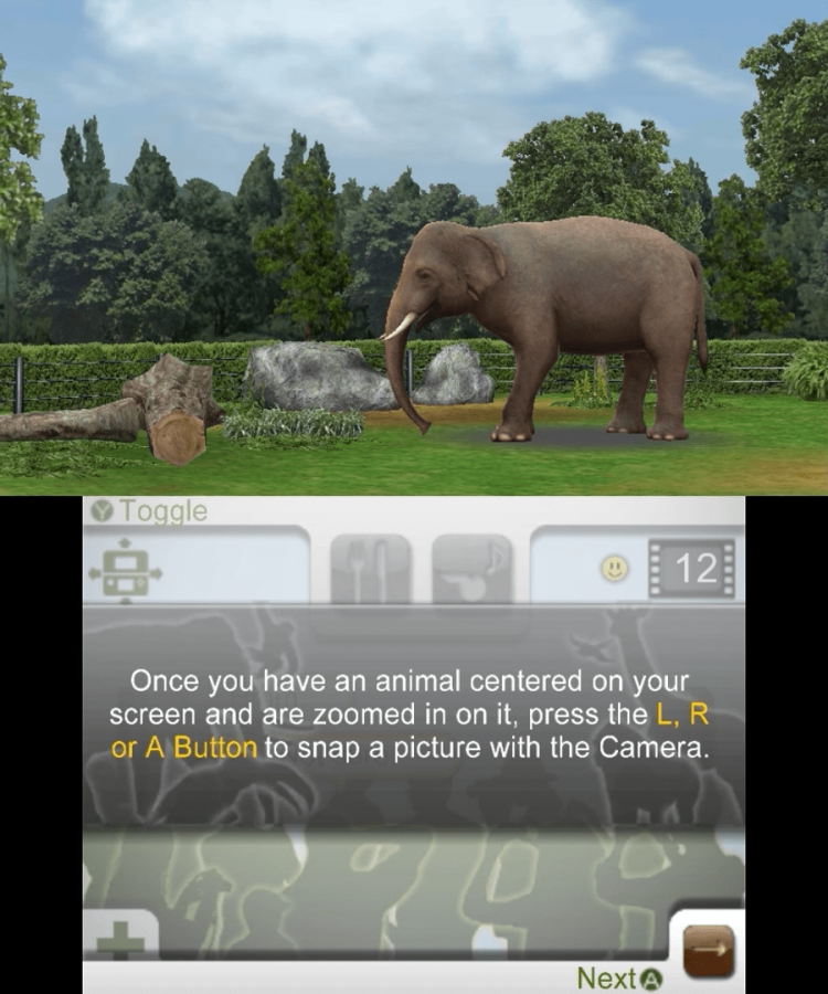Zoo Resort 3D gameplay for Nintendo 3DS (3DS) simulation video game