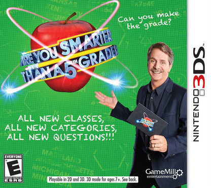 Are You Smarter Than a 5th Grader? cover art for Nintendo 3DS (3DS) educational trivia video game