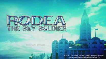 Rodea the Sky Soldier [Limited Edition] – Nintendo Wii (Wii) action-adventure flight platformer video game title screen