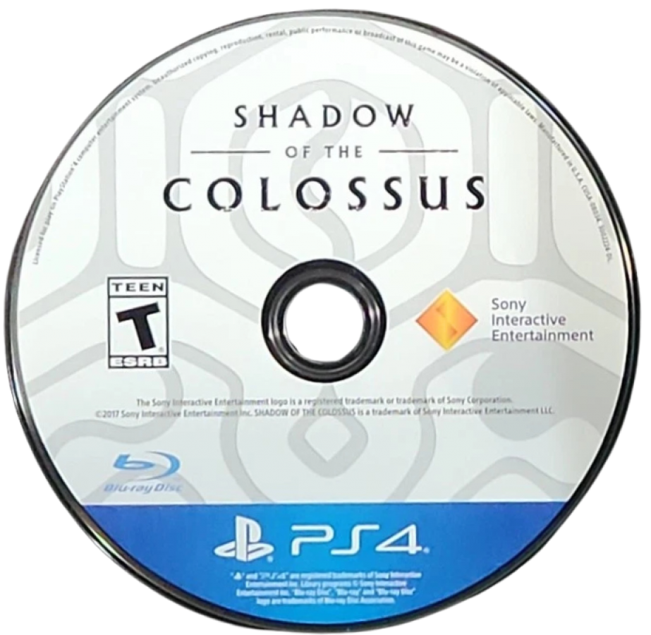 Shadow of the Colossus – PlayStation 4 (PS4) video game disc, action-adventure title