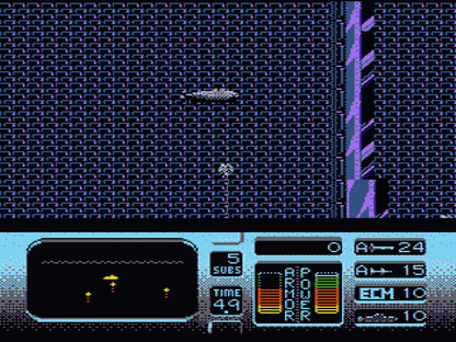 Hunt for Red October Nintendo Entertainment System NES video game featuring submarine action gameplay naval combat underwater missions strategic navigation torpedo attacks enemy submarines stealth operations ocean environments and classic 8 bit Nintendo gameplay retro video game collection collectible gaming appeal gameplay