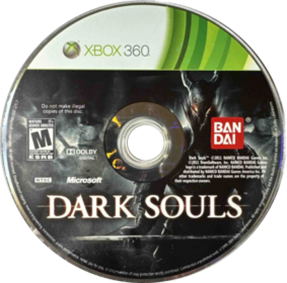 Dark Souls disc for Xbox 360 (X360) action role-playing video game