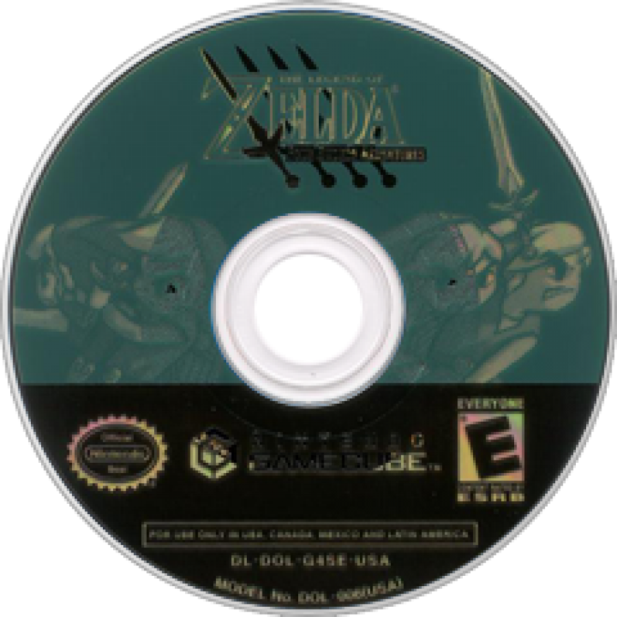 The Legend of Zelda: Four Swords Adventure – GameCube (GC) Front Cover Disc Art for this GameCube Video Game