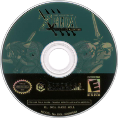 The Legend of Zelda: Four Swords Adventure – GameCube (GC) Front Cover Disc Art for this GameCube Video Game