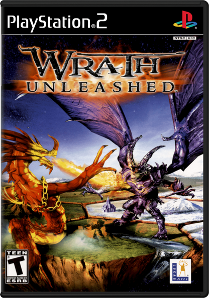 Wrath Unleashed PlayStation 2 PS2 retro video game strategy fighting cover art (2004) 