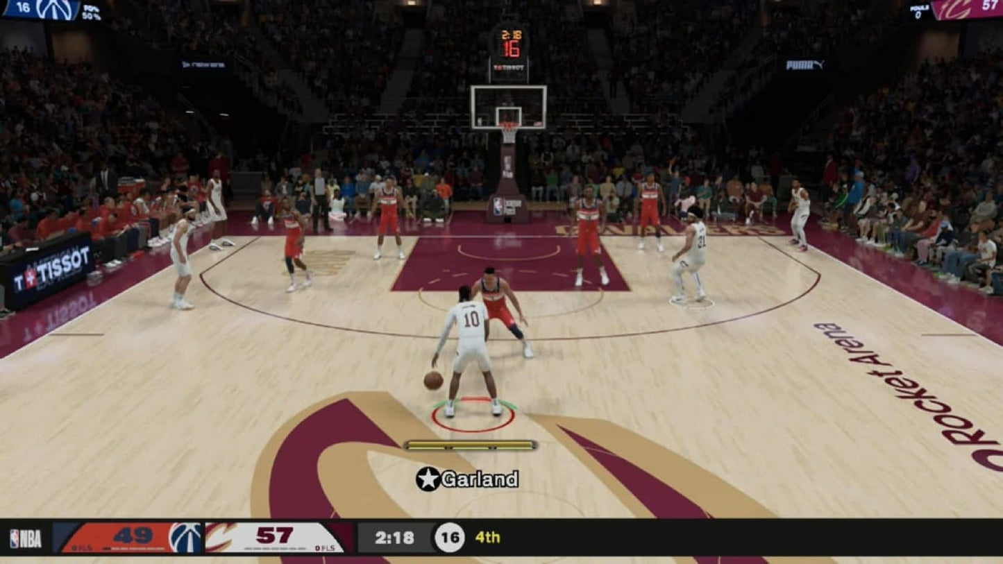 NBA 2K26 Nintendo Switch video game, basketball simulation, sports game, multiplayer, realistic graphics, handheld and TV gameplay, Nintendo Switch title gameplay screenshot