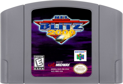 NFL Blitz 2000 cartridge for Nintendo 64 (N64) video game