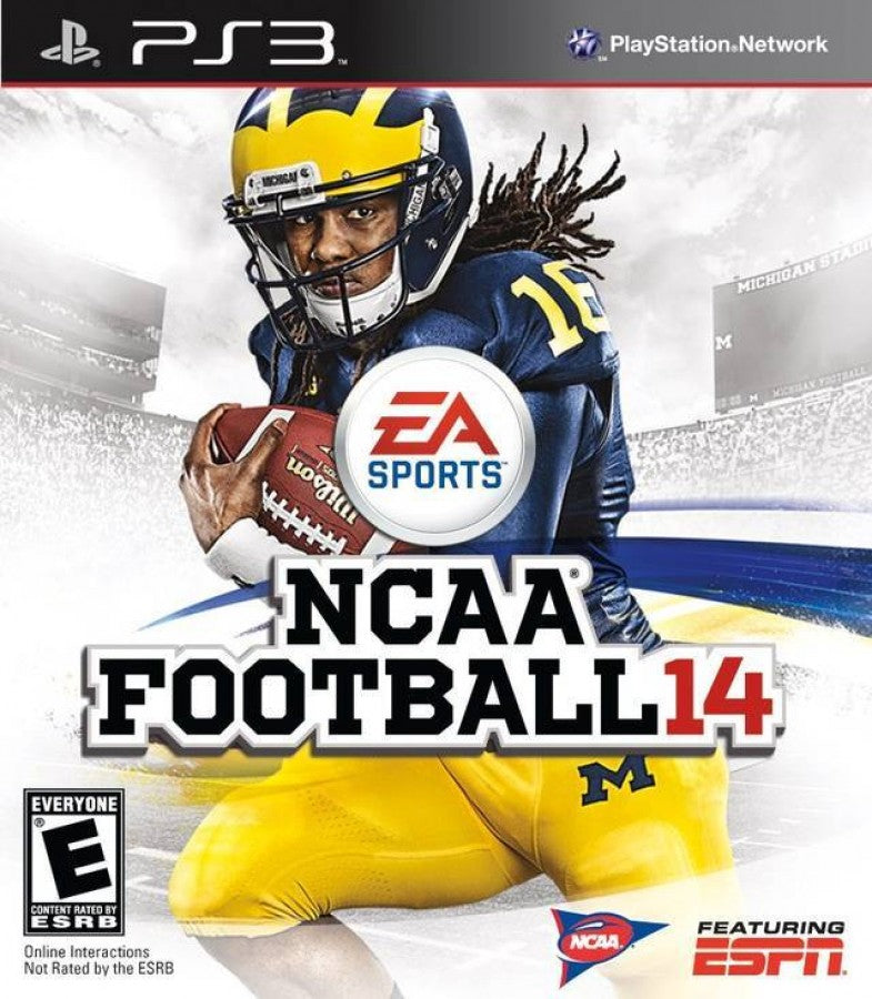 NCAA Football 14 cover art for PlayStation 3 PS3 video game