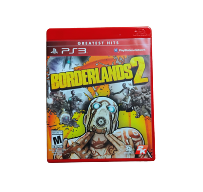 Borderlands 2 (Greatest Hits) cover art for PlayStation 3 video game. 