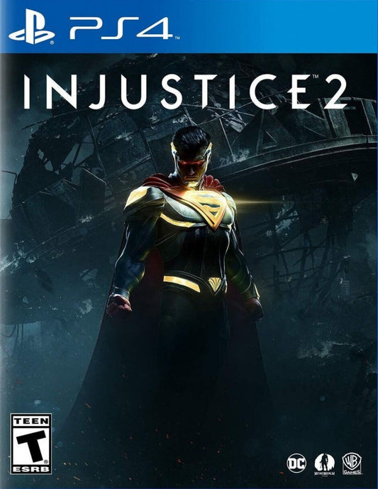 Injustice 2 – PlayStation 4 (PS4) video game cover image, superhero fighting game for PS4