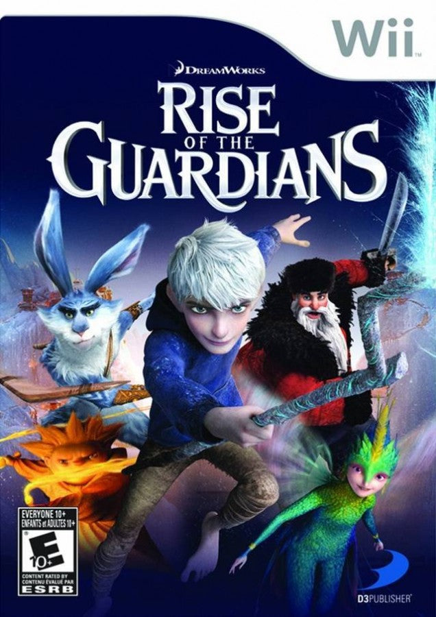 Rise of the Guardians cover art for Nintendo Wii (Wii) video game