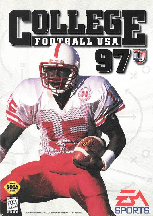College Football USA 97: The Road to New Orleans cover art for Sega Genesis (GEN) video game