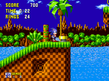 Sonic the Hedgehog gameplay for Sega Genesis (GEN) video game