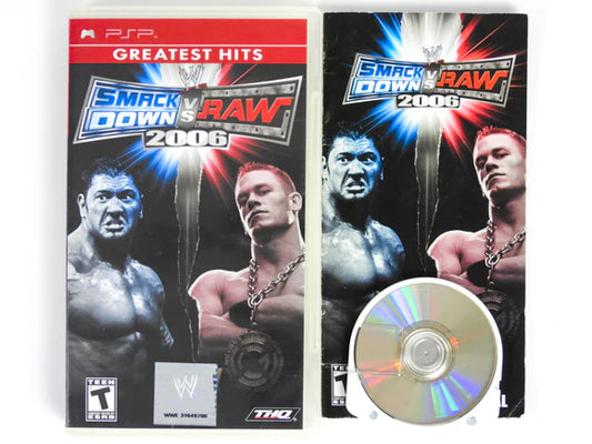 WWE Smackdown vs. Raw 2006 [Greatest Hits] cover art for PlayStation Portable (PSP) video game