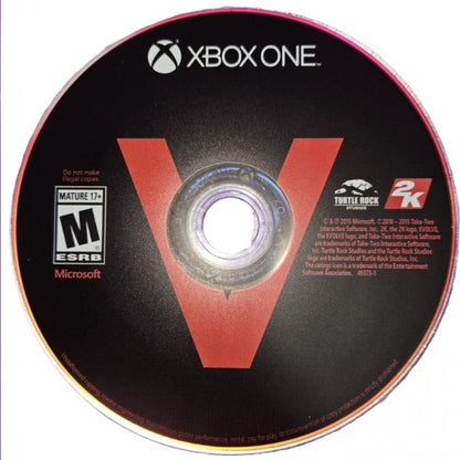 Evolve – Xbox One (XONE) disc for online multiplayer sci-fi shooter featuring 4v1 monster hunting gameplay.