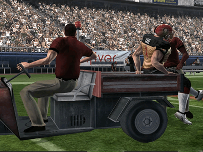Blitz The League Microsoft Xbox Original Xbox video game featuring arcade football gameplay hard hitting tackles aggressive competition team management career mode player customization and intense sports action retro video game collection collectible gaming appeal gameplay