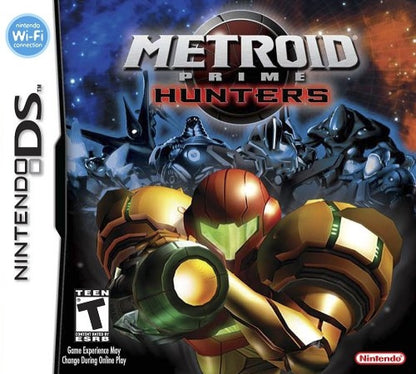 Metroid Prime: Hunters cover art for Nintendo DS (DS) first-person shooter sci-fi action video game