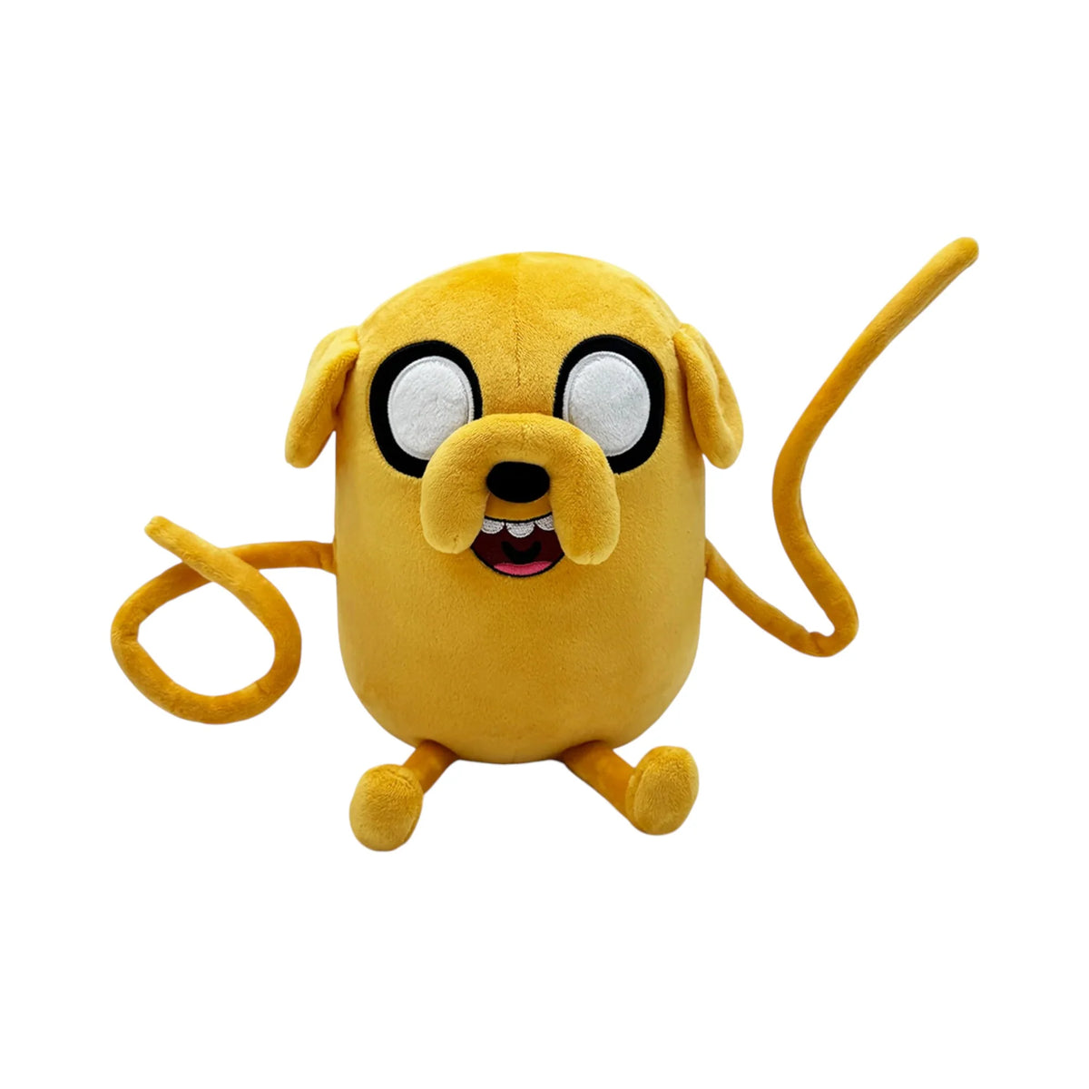 Jake 9 Inch Plush collectible Adventure Time character plush featuring Jake the Dog soft plush construction detailed character styling 9 inch size huggable collectible display item animated series merchandise and pop culture collectible appeal front