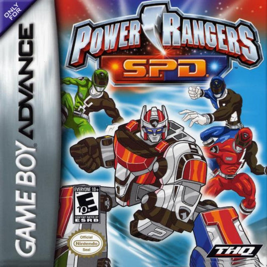 Power Rangers: SPD cover art for Game Boy Advance (GBA) video game