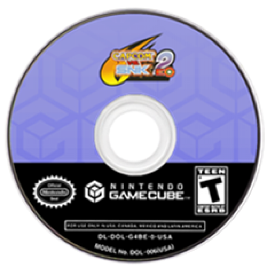 Capcom Vs. SNK 2 EO – GameCube (GC) Front Cover Disc Art for this GameCube Video Game