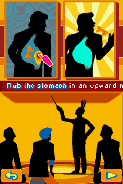 Project Rub PAL for Nintendo DS with quirky touch-based mini-game challenges gameplay